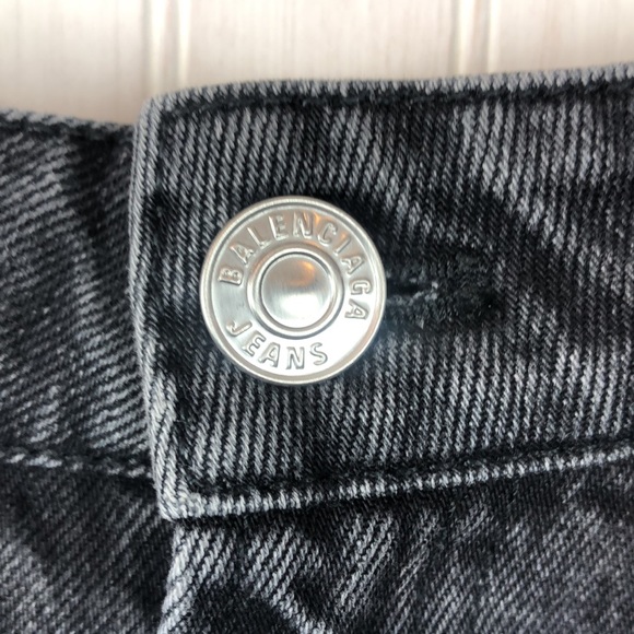 BALENCIAGA V BACK  HIGH RISE STRAIGHT SLIM LEG - Picture 7 of 13